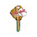 Key Shapes Lucky Line  Baseball House Key Blank Double  For Schlage SC1 B120S